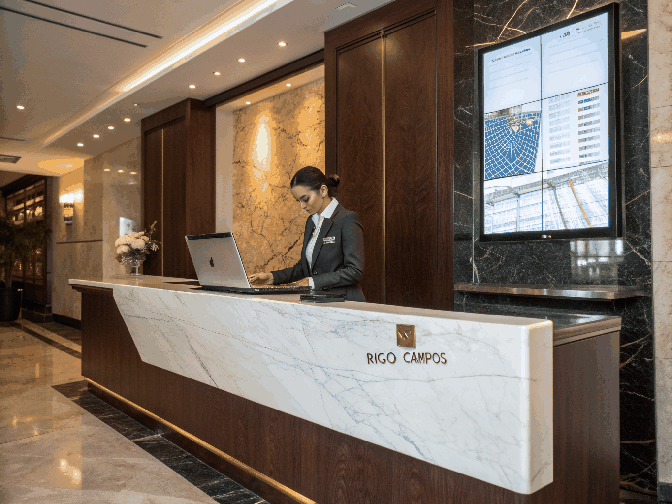 Professional concierge desk